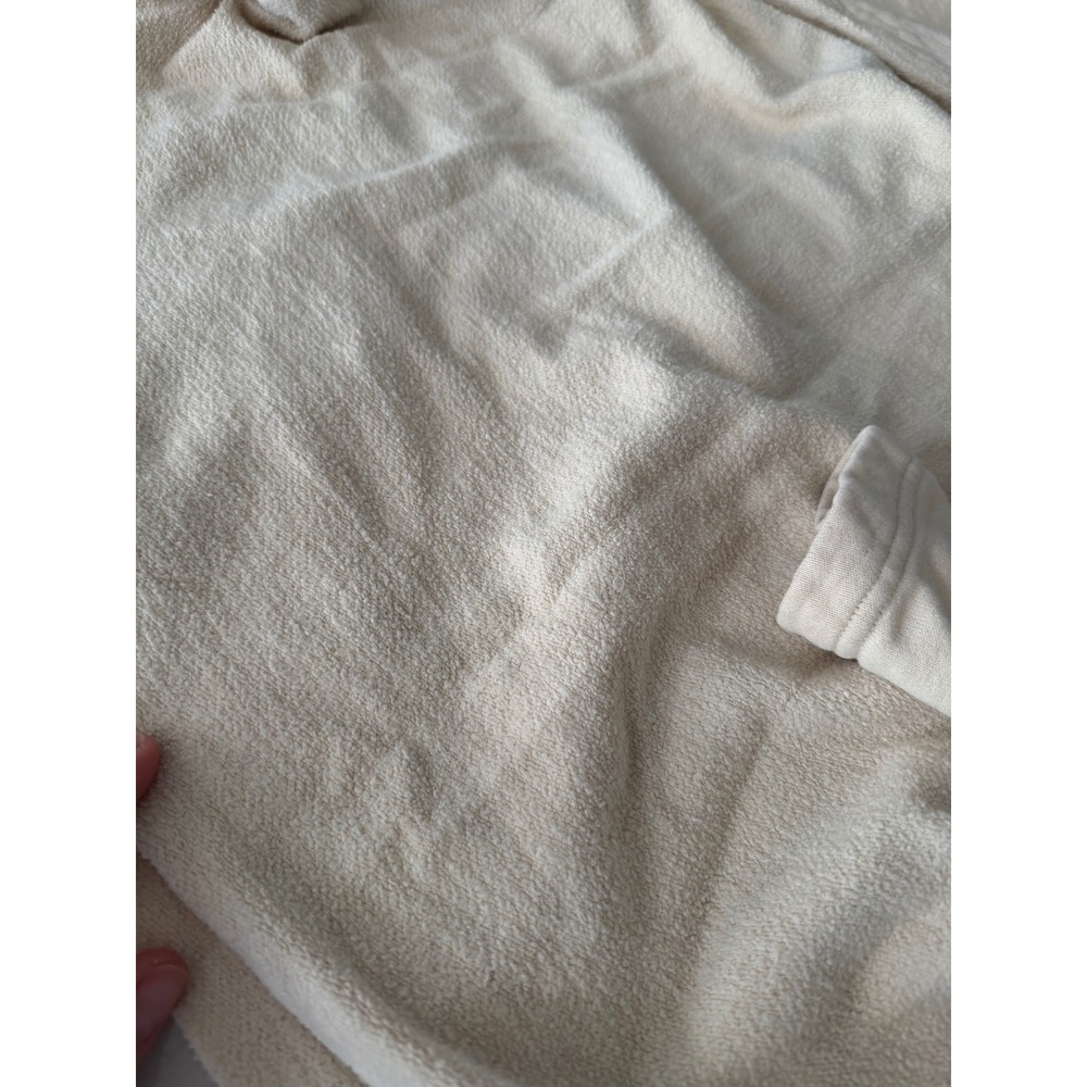 REI Co-op Womens Cream Hemp Cotton Blend Button Neck Pullover Sweatshirt XS - Picture 8 of 8